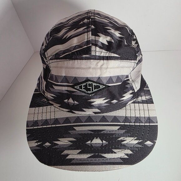 Empyre Shelter Black & Gray Aztec Print 5-Panel Cap from Zumiez - Picture 1 of 12